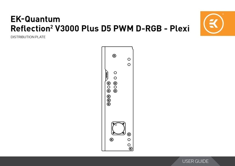 EK-Quantum Reflection2 V3000 Plus D5 PWM D-RGB Plexi User manual EK-Quantum Reflection2 V3000 Plus D5 PWM D-RGB Plexi User manual