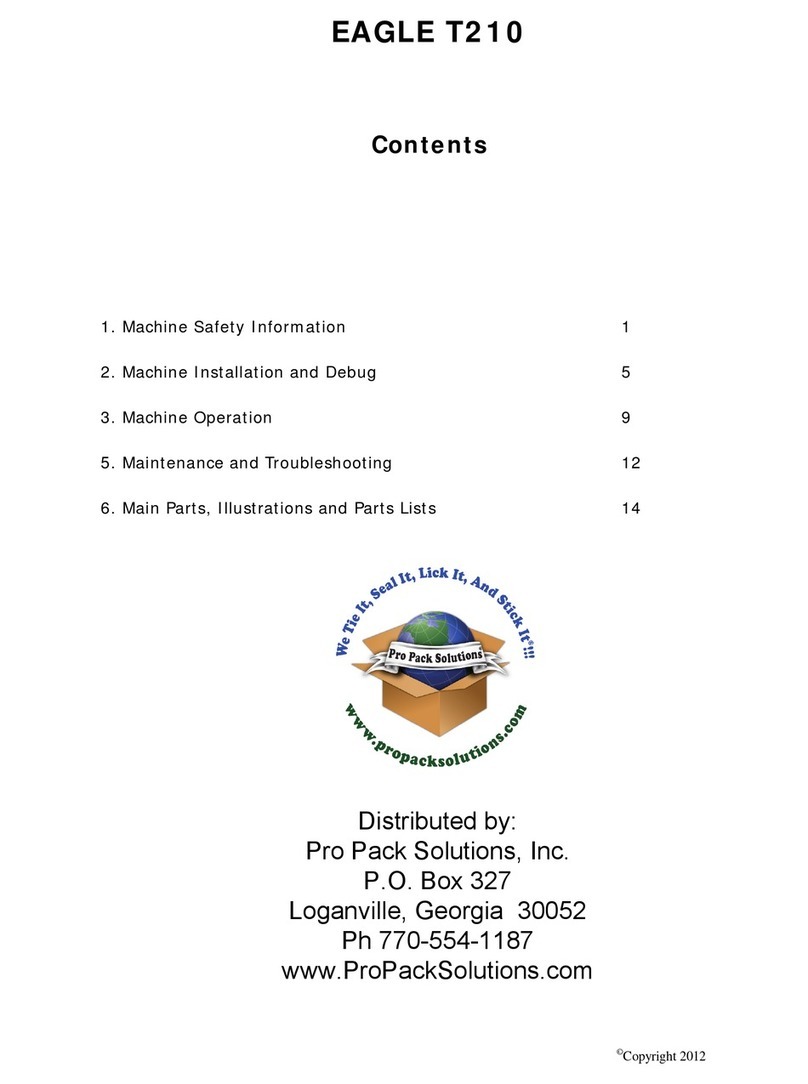 Pro Pack Solutions EAGLE T210 manual