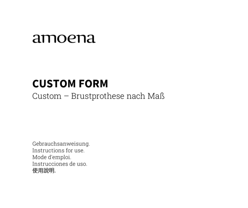 amoena Custom Instructions for use