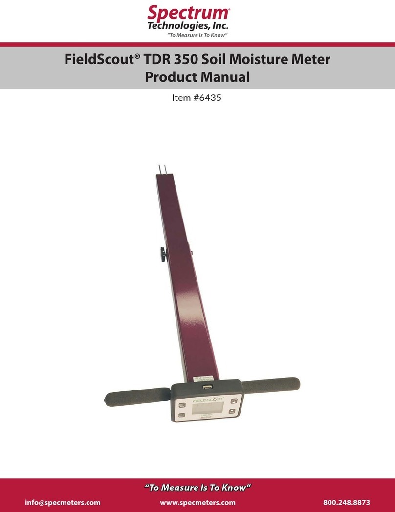 Spectrum Technologies Fieldscout TDR 350 User manual