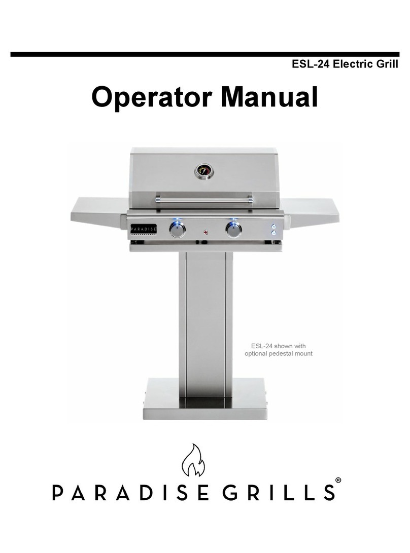 PARADISE GRILLS ESL-24 User manual