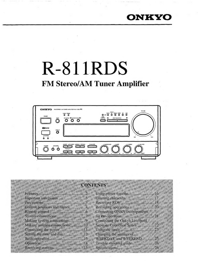 Onkyo R-811RDS manual