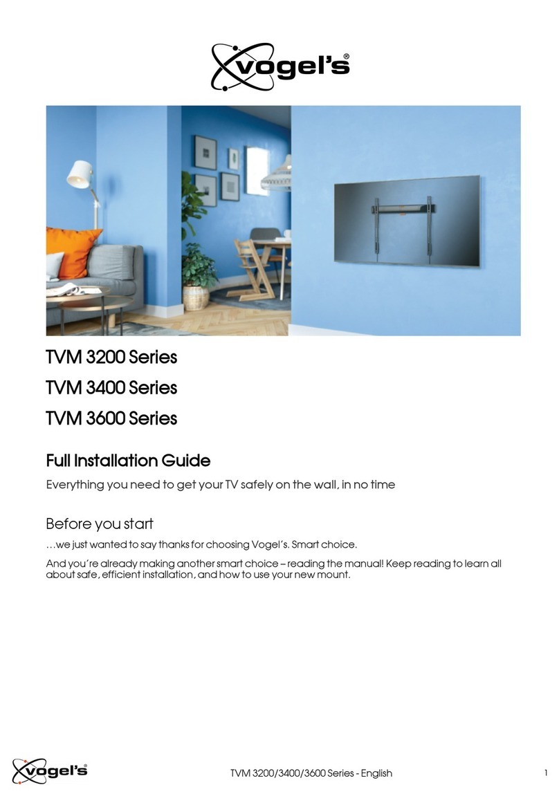 VOGELS TVM 3200 Series User manual VOGELS TVM 3200 Series User manual