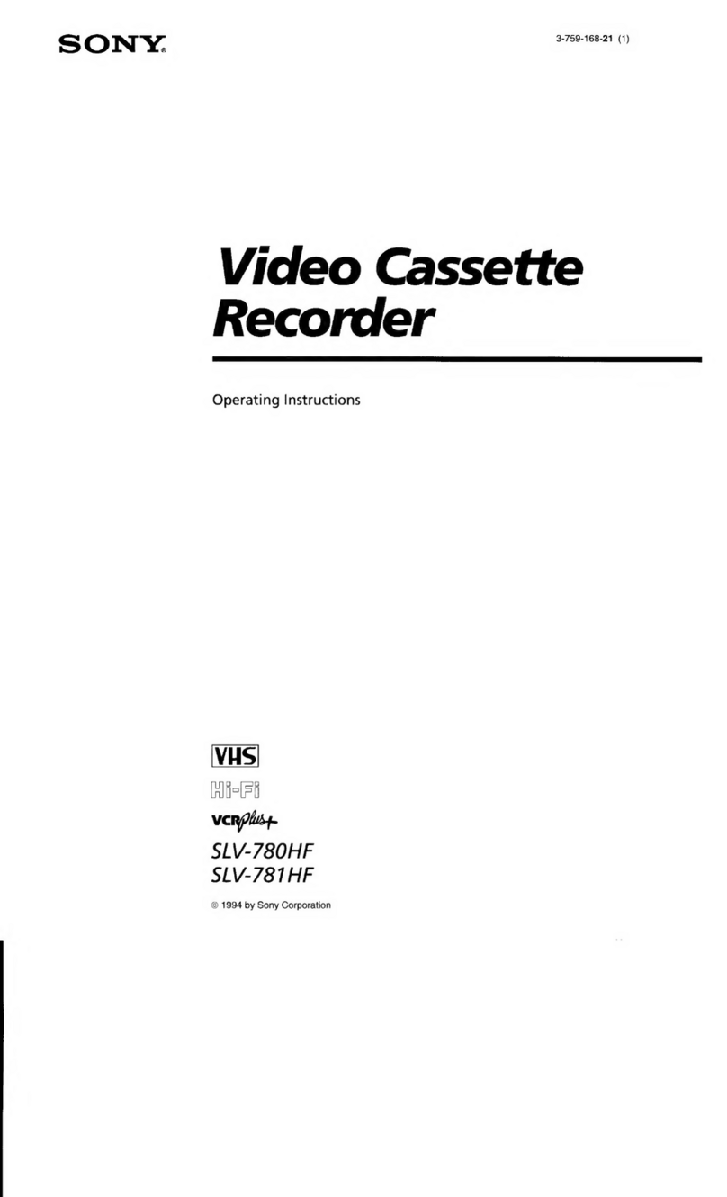 Sony SLV-780HF User manual