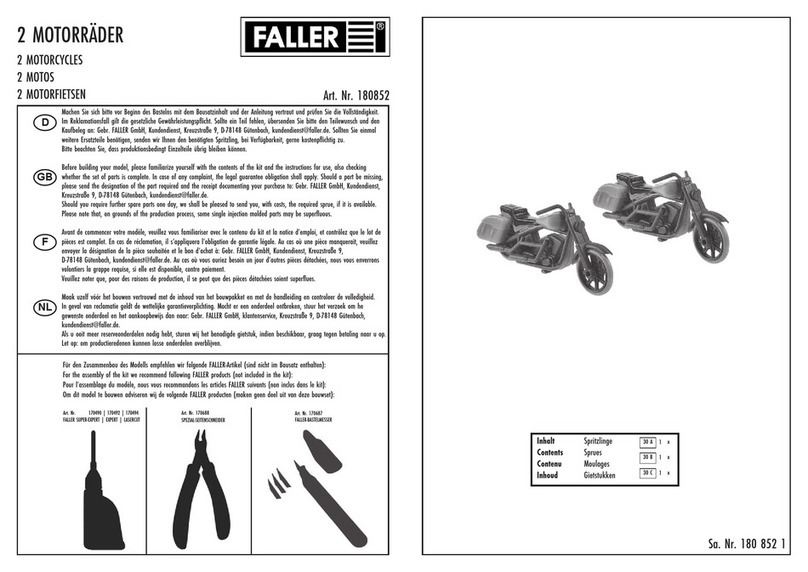 Faller 180852 manual