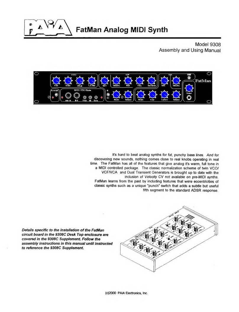 Paia 9308 Guide