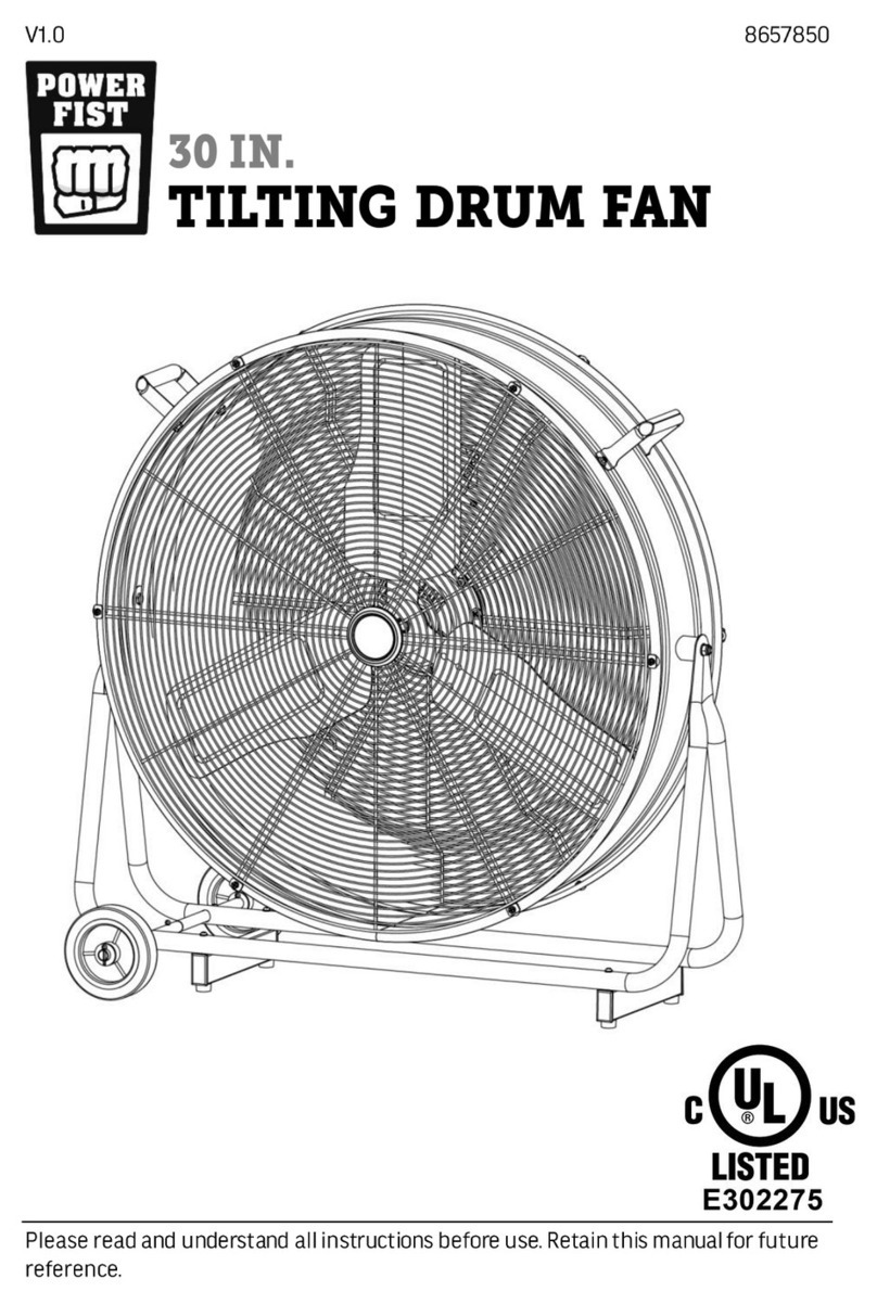 Power Fist 8657850 User manual