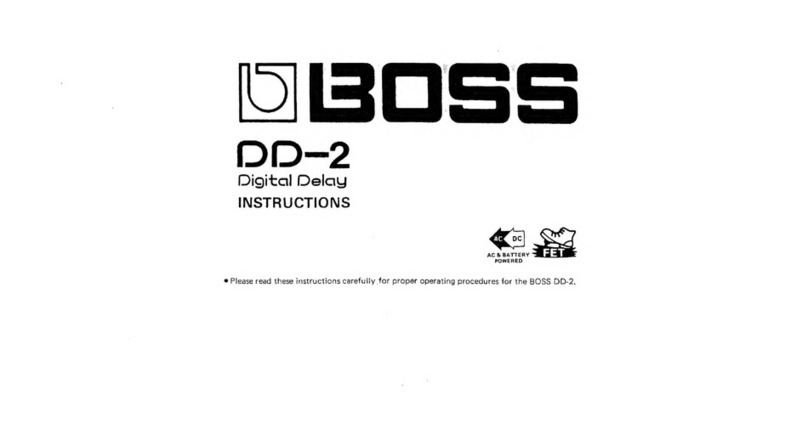 BOSSCO DD-2 instructions
