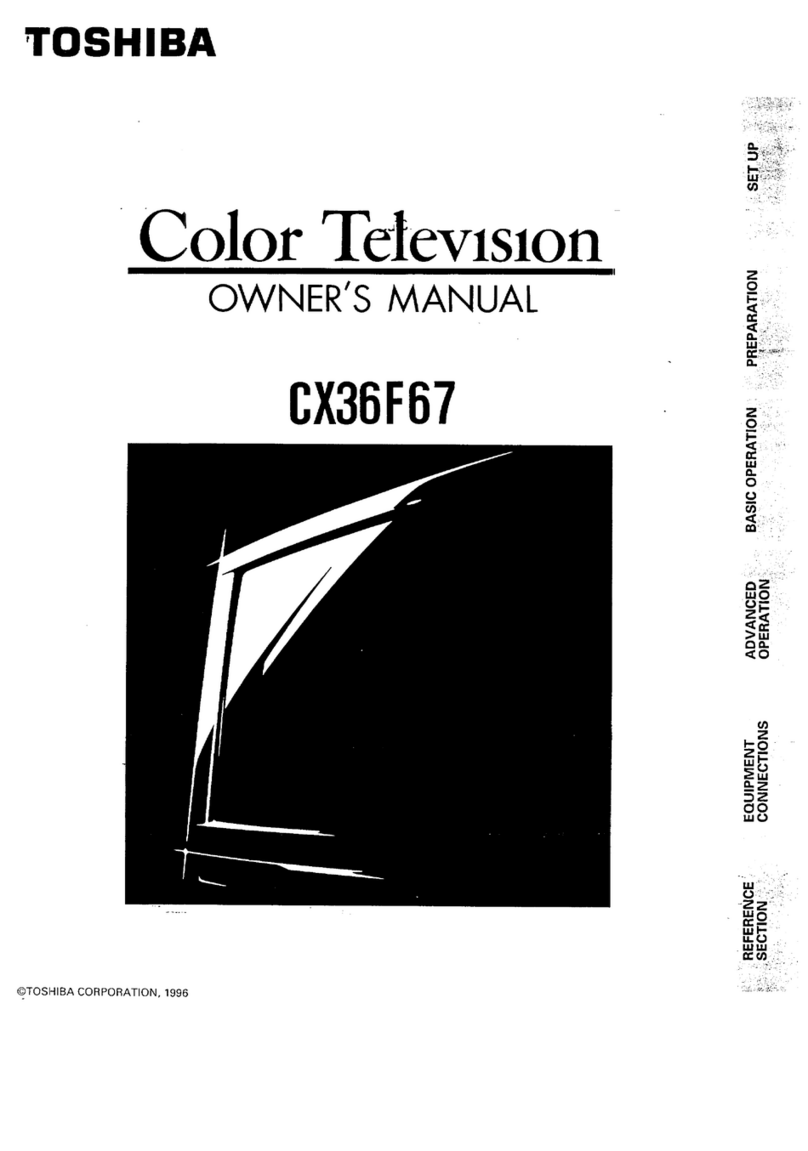 Toshiba CX36F67 User manual Toshiba CX36F67 User manual