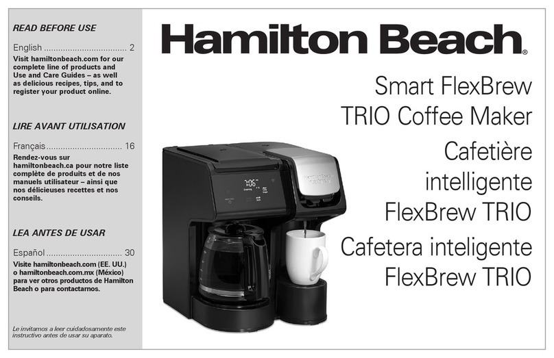Hamilton Beach Smart FlexBrew TRIO User manual