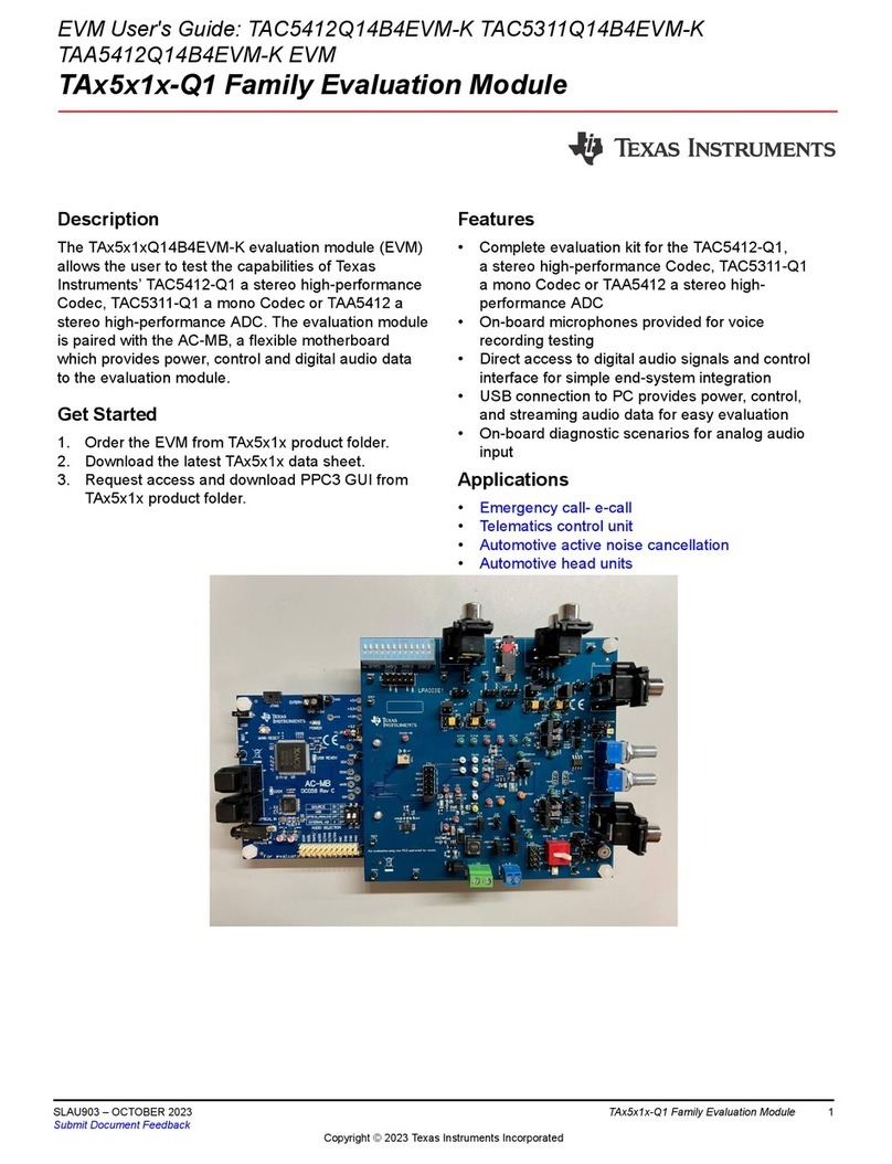 Texas Instruments TA 5 1-Q1 Series User manual