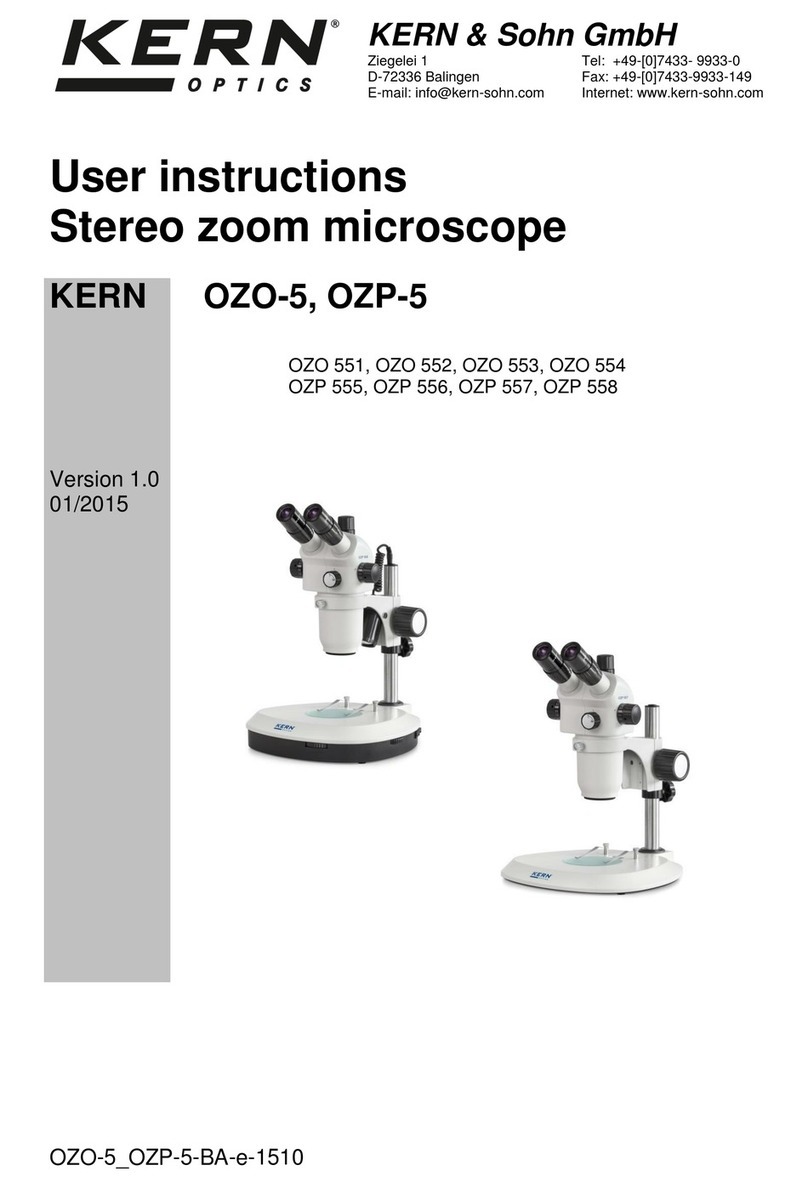 KERN Optics OZO-5 User manual