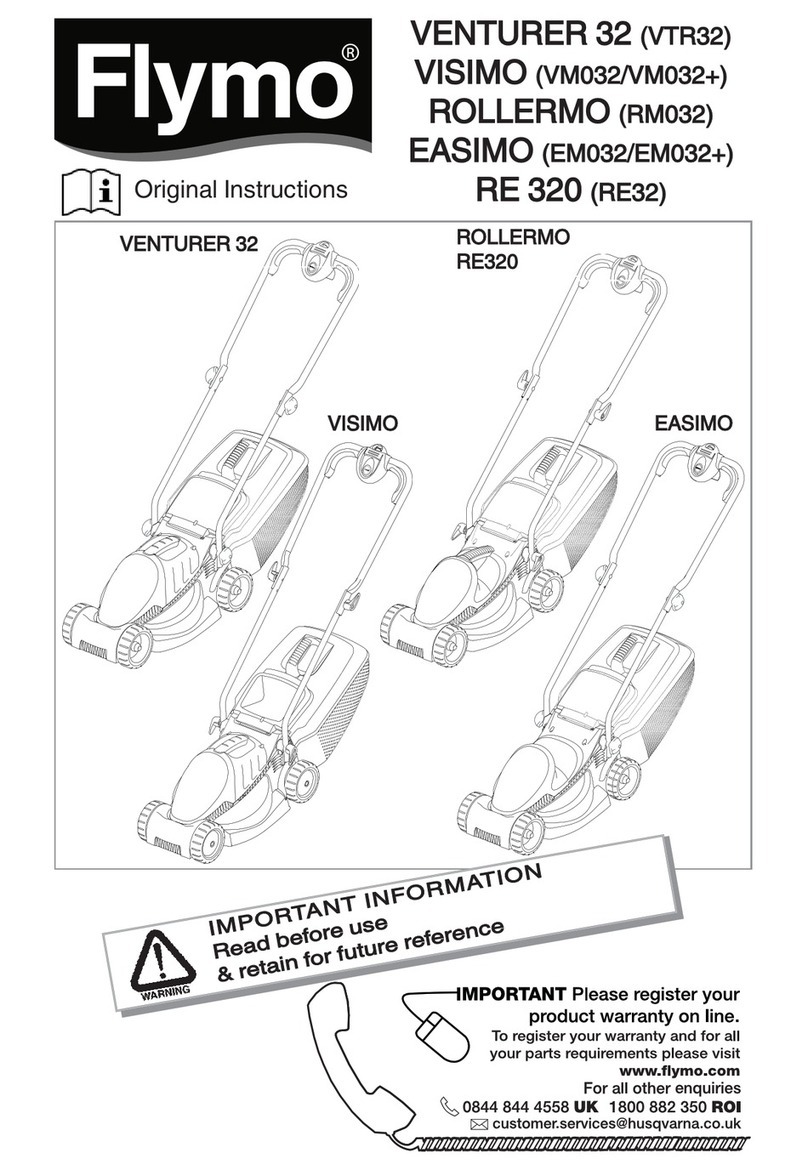 Flymo ROLLERMO User manual