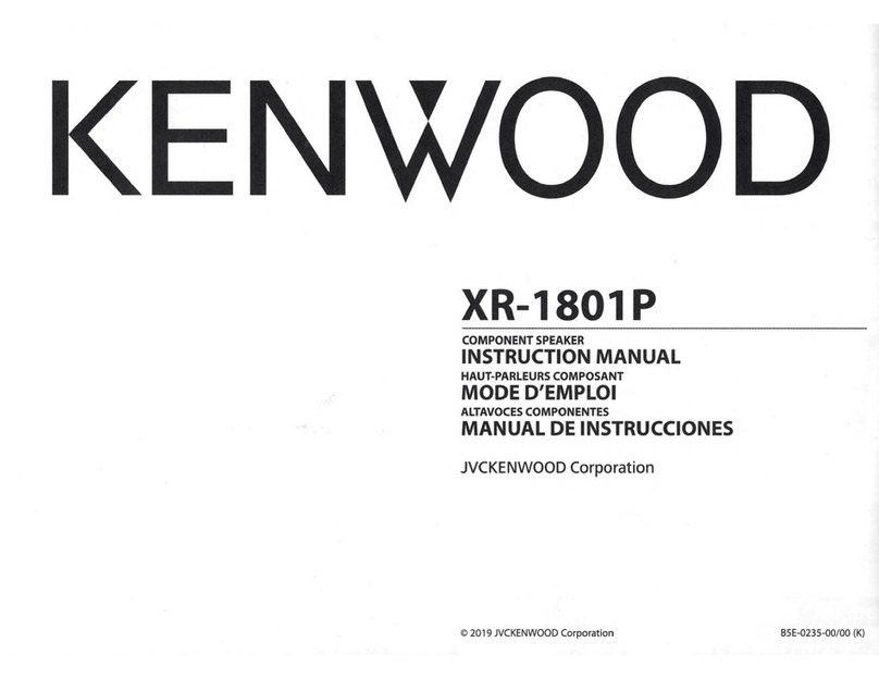 Kenwood XR-1801P User manual