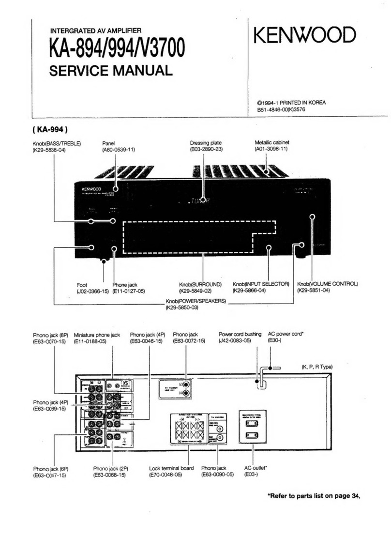 Kenwood KA-894 User manual