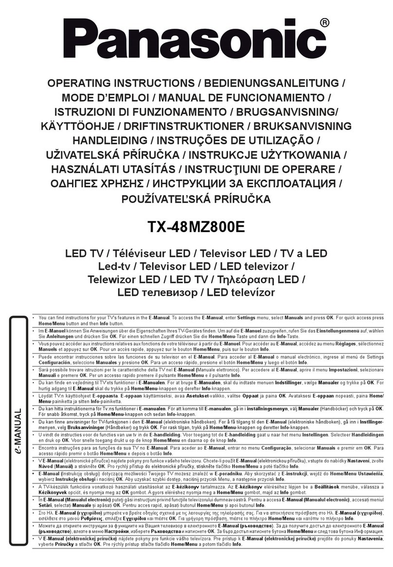 Panasonic TX-48MZ800E User manual