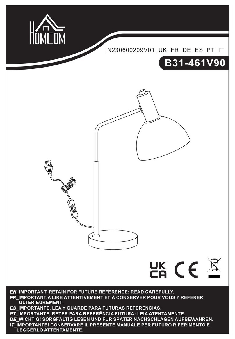 HOMCOM B31-461V90 User manual