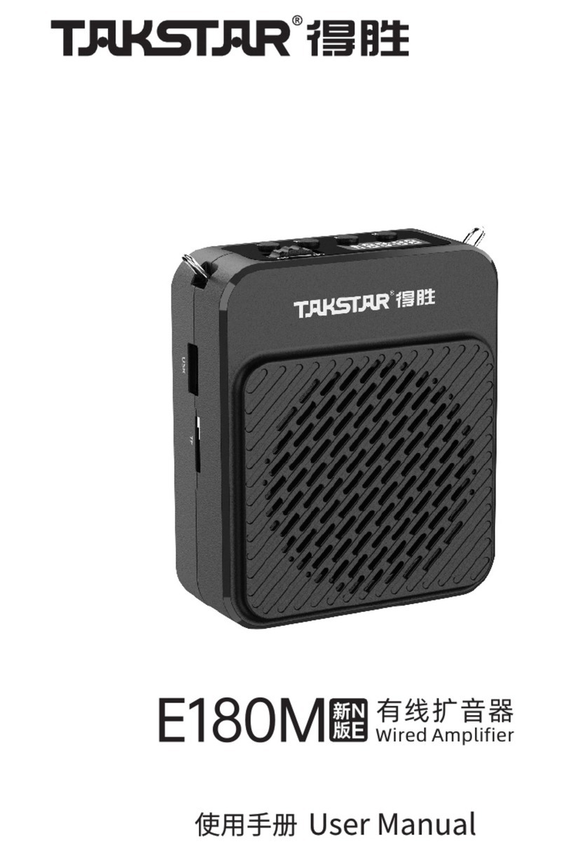 Takstar E180M User manual