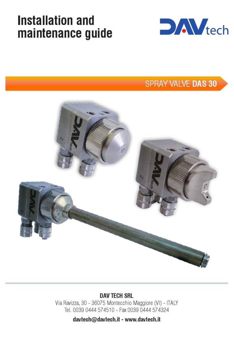 DAV TECH DAS 30 Installation and maintenance guide