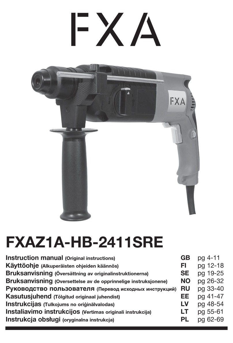 FXA FXAZ1A-HB-2411SRE instruction manual