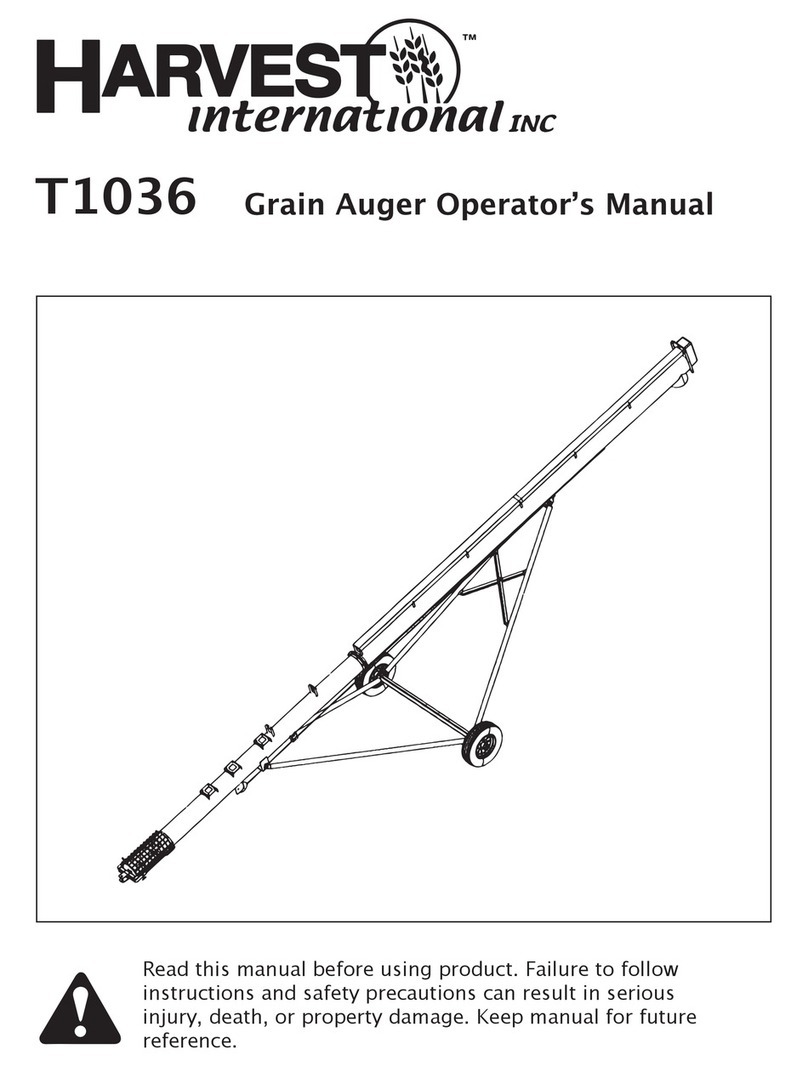 HARVEST T1036 Operator's manual