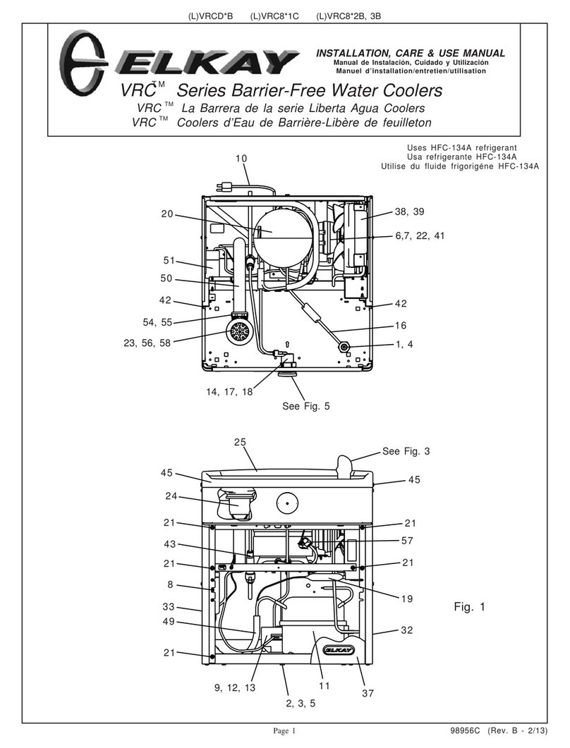 Elkay VRCD B Series Installation manual