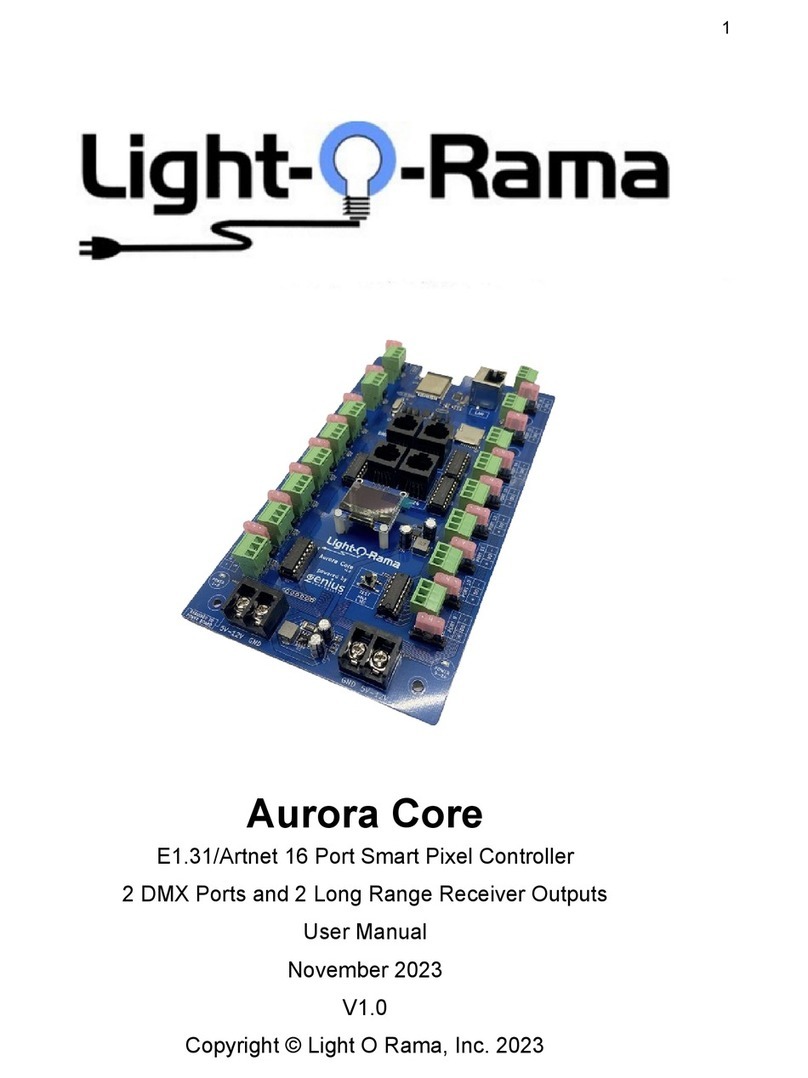 Light O Rama Aurora Core User manual