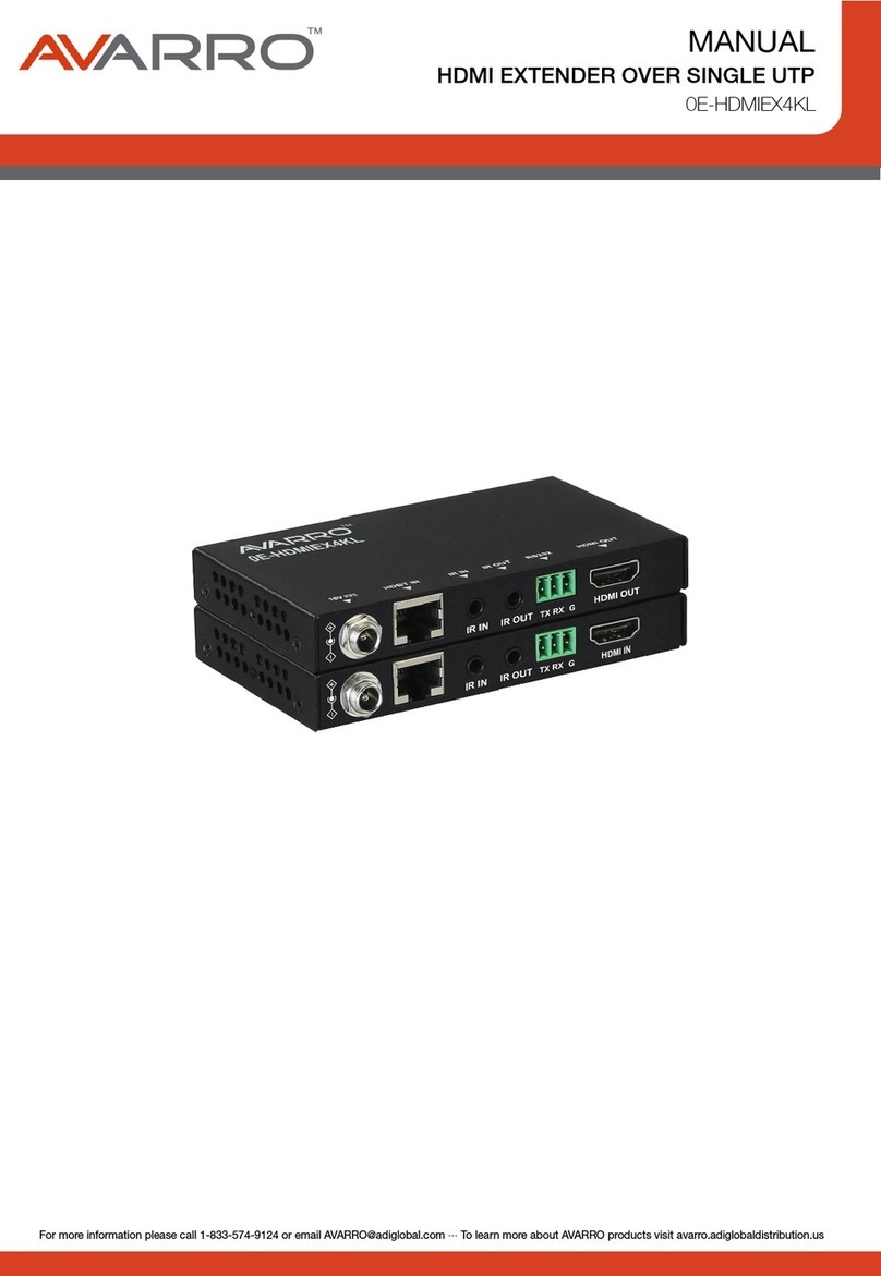 AVARRO 0E-HDMIEX4KL manual