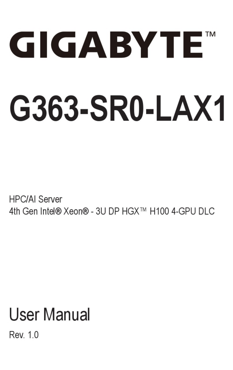 Gigabyte G363-SR0-LAX1 user manual