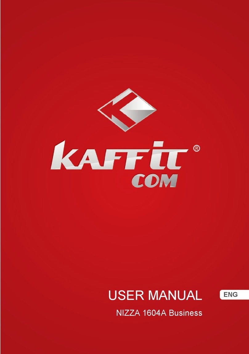 Kaffit NIZZA 1604A Business User manual