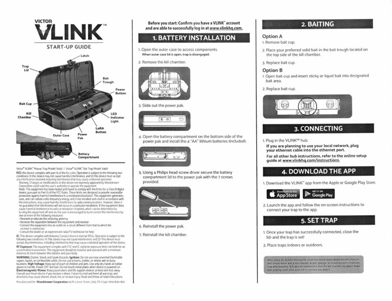 Victor VLINK V450 Startup guide