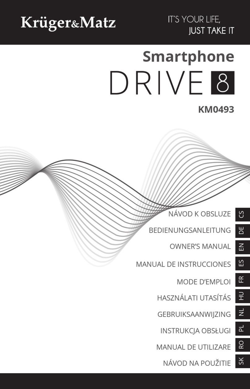 Krüger & Matz DRIVE 8 User manual