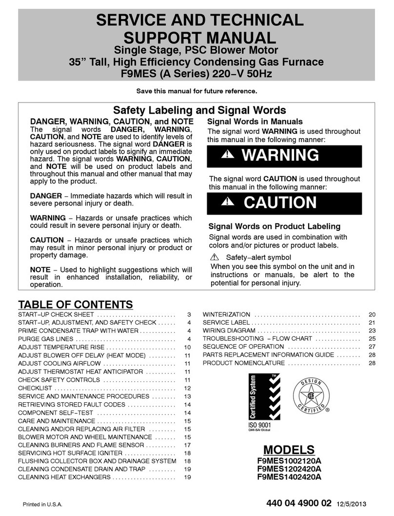 ICP F9MES Series Installation instructions