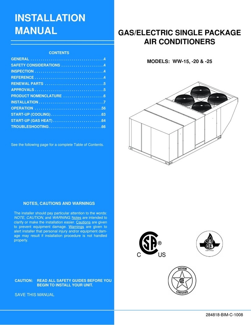 Johnson Controls WW-15 User manual