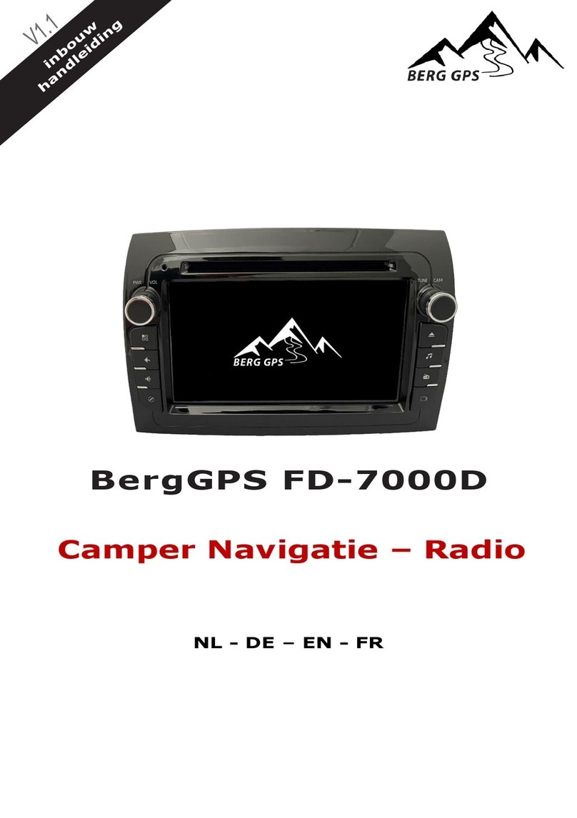 BERG GPS FD-7000D instructions