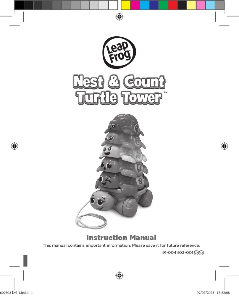 LeapFrog Nest & Count Turtle Tower User manual