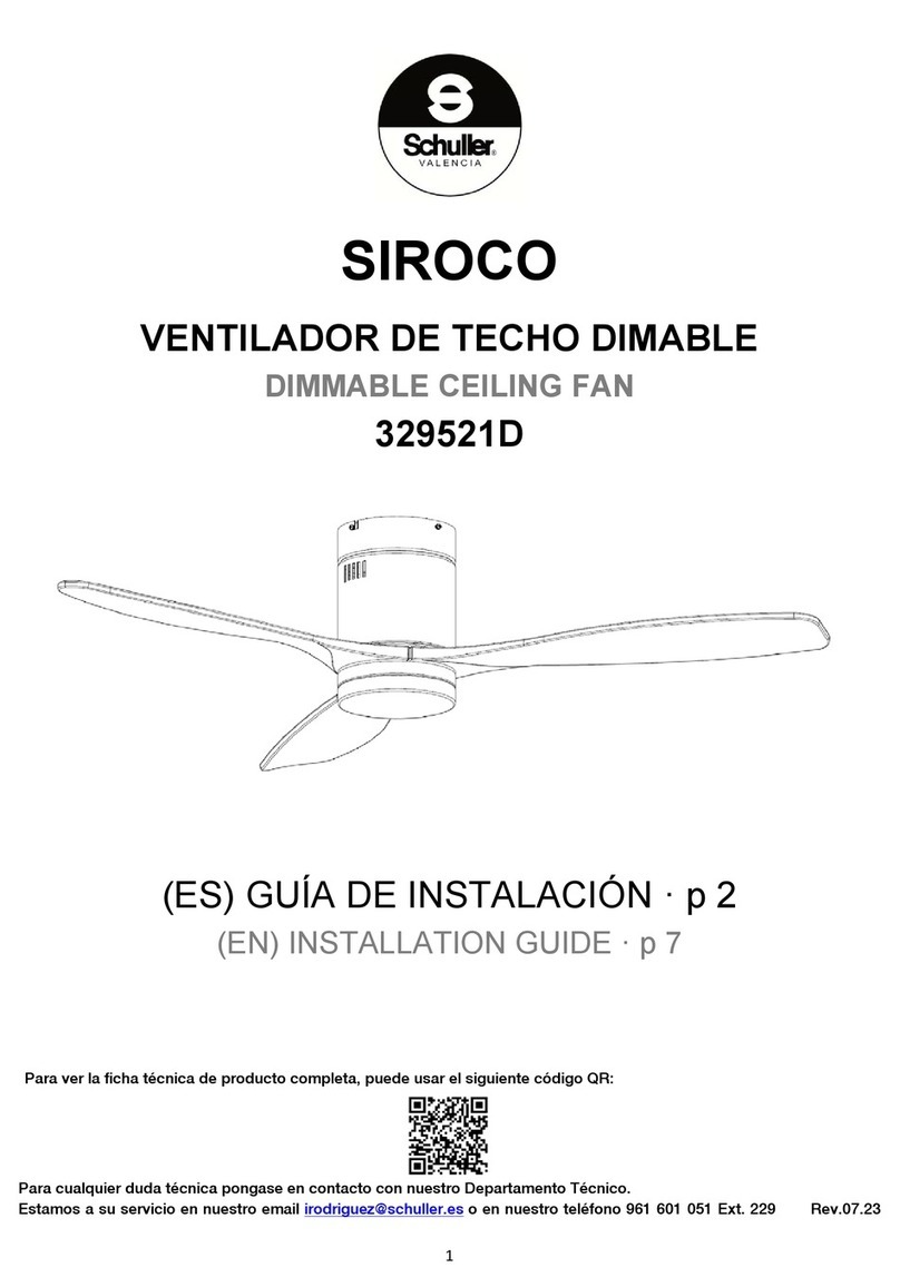 Schuller SIROCO 329521D User manual Schuller SIROCO 329521D User manual