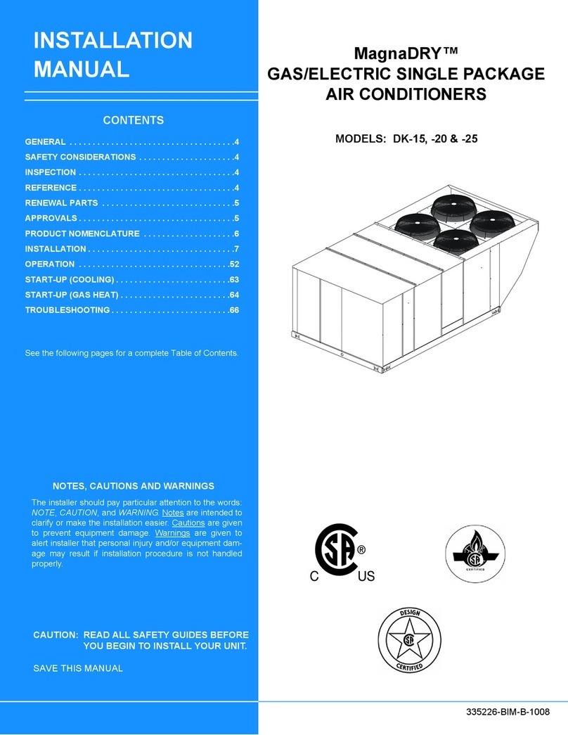 Johnson Controls MagnaDRY DK-15 User manual