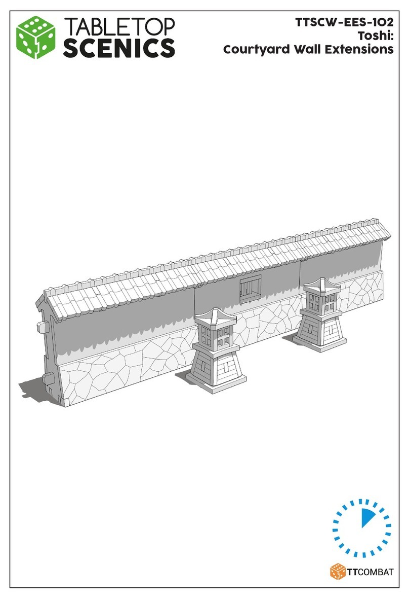 TTCOMBAT TABLETOP SCENICS TTSCW-EES-102 User manual