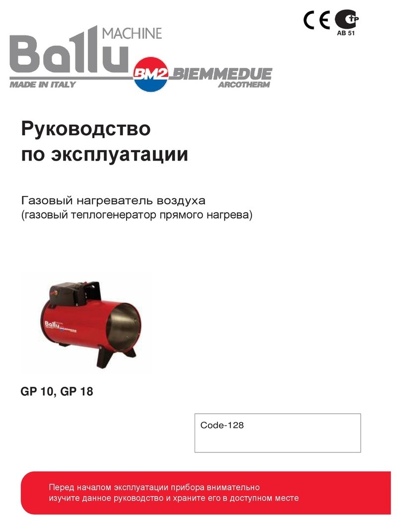BIEMMEDUE Ballu GP 10 User manual