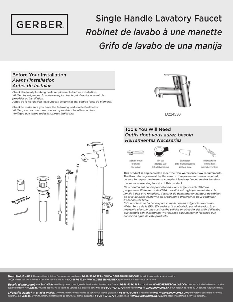 Gerber D224530 manual