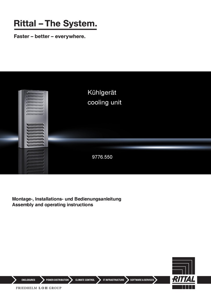 Rittal 9776.550 Assembly and operating instructions