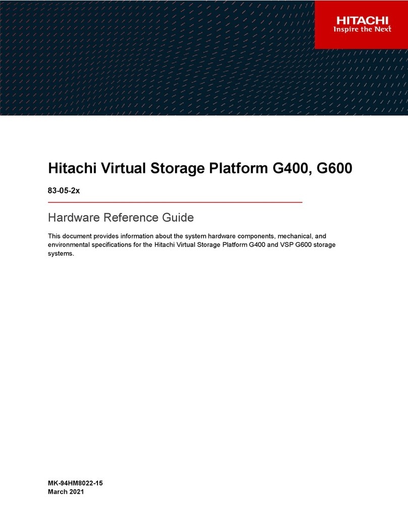 Hitachi Virtual Storage Platform G400 Operating and maintenance manual