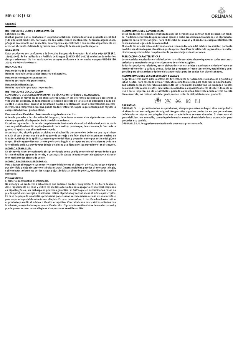 Orliman S-120 Manual