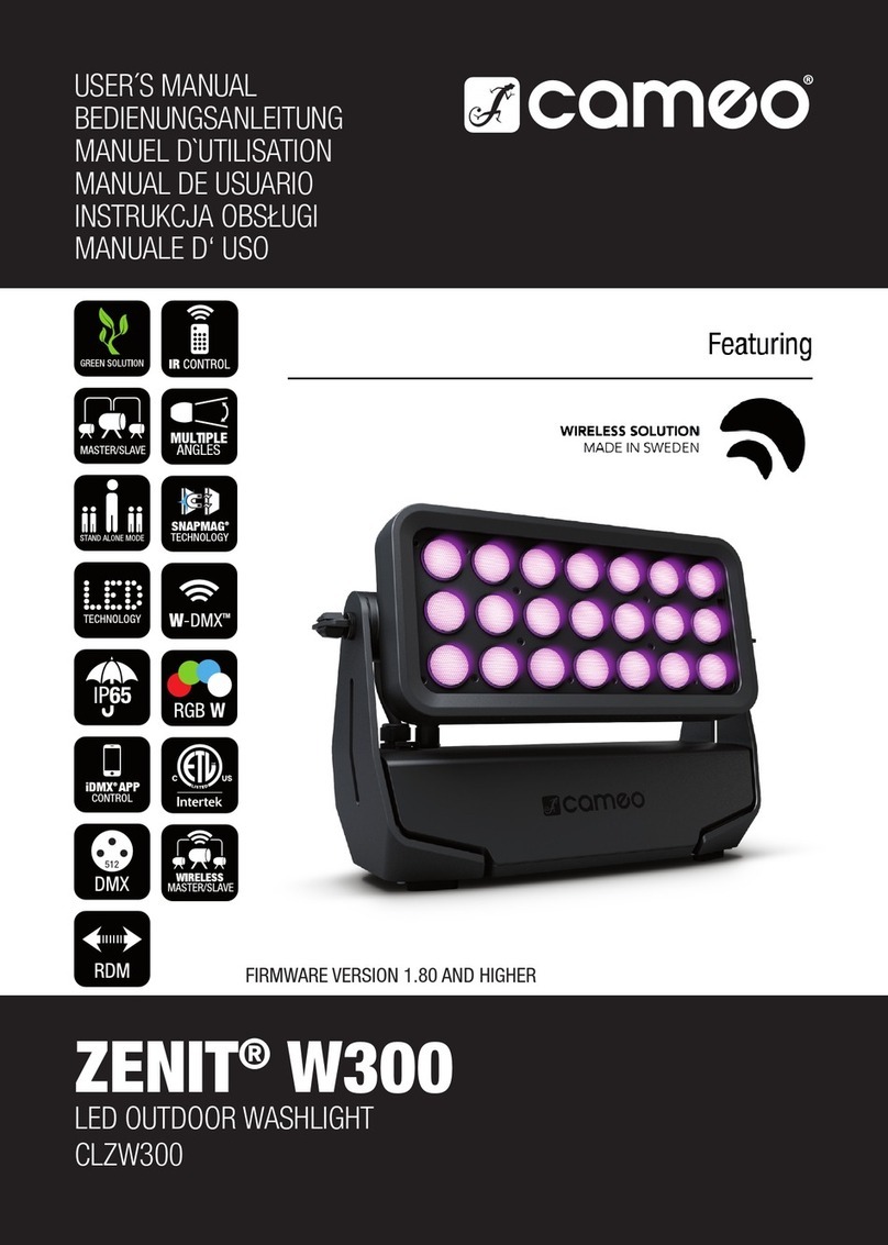 Cameo CLZW300 User manual