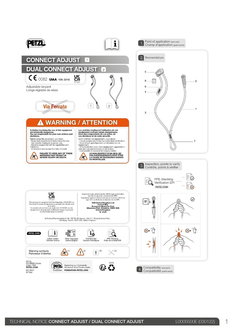 Petzl CONNECT ADJUST manual