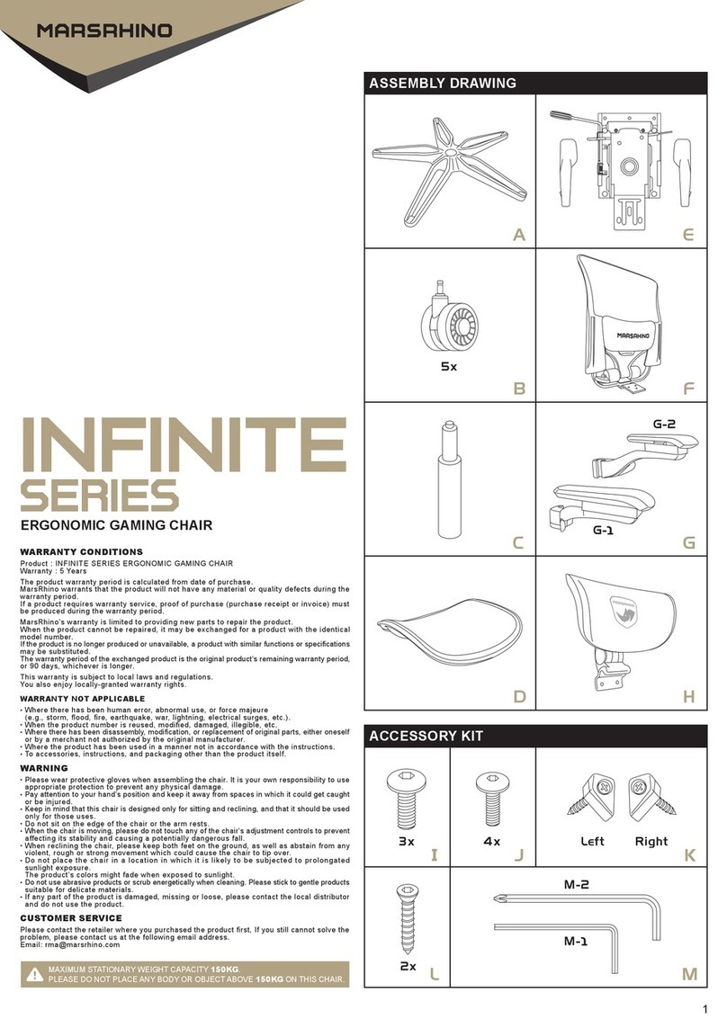 MARSRHINO INFINITE Series manual
