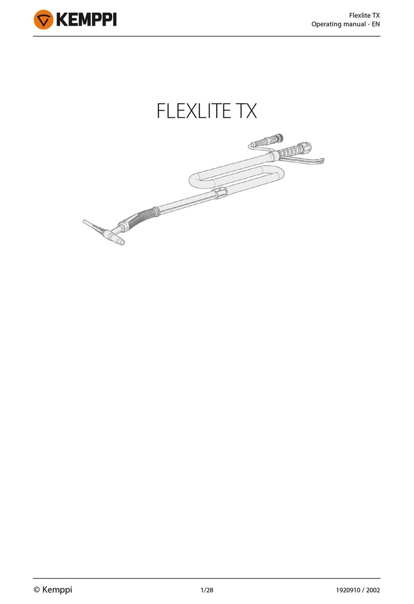 Kemppi Flexlite TX 133 User manual