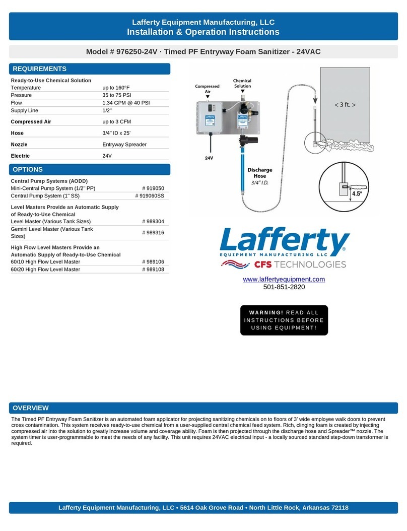 CFS Lafferty 976250-24V Installation instructions