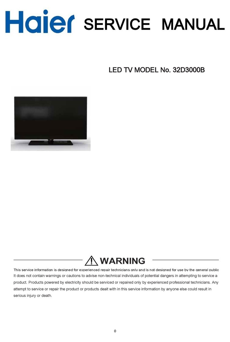 Haier 32D3000B User manual